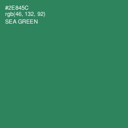 #2E845C - Sea Green Color Image